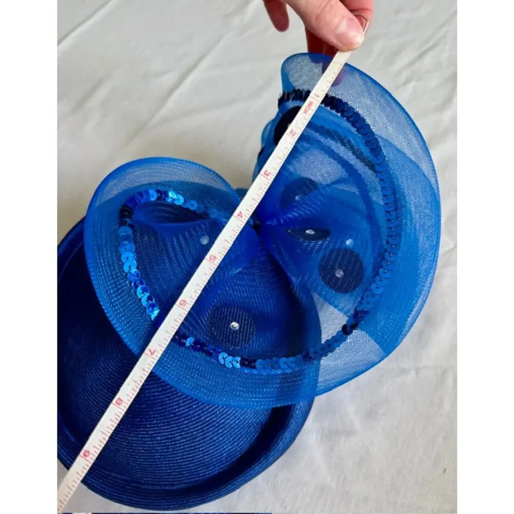Anita Pineault Royal Blue Fascinator Hat